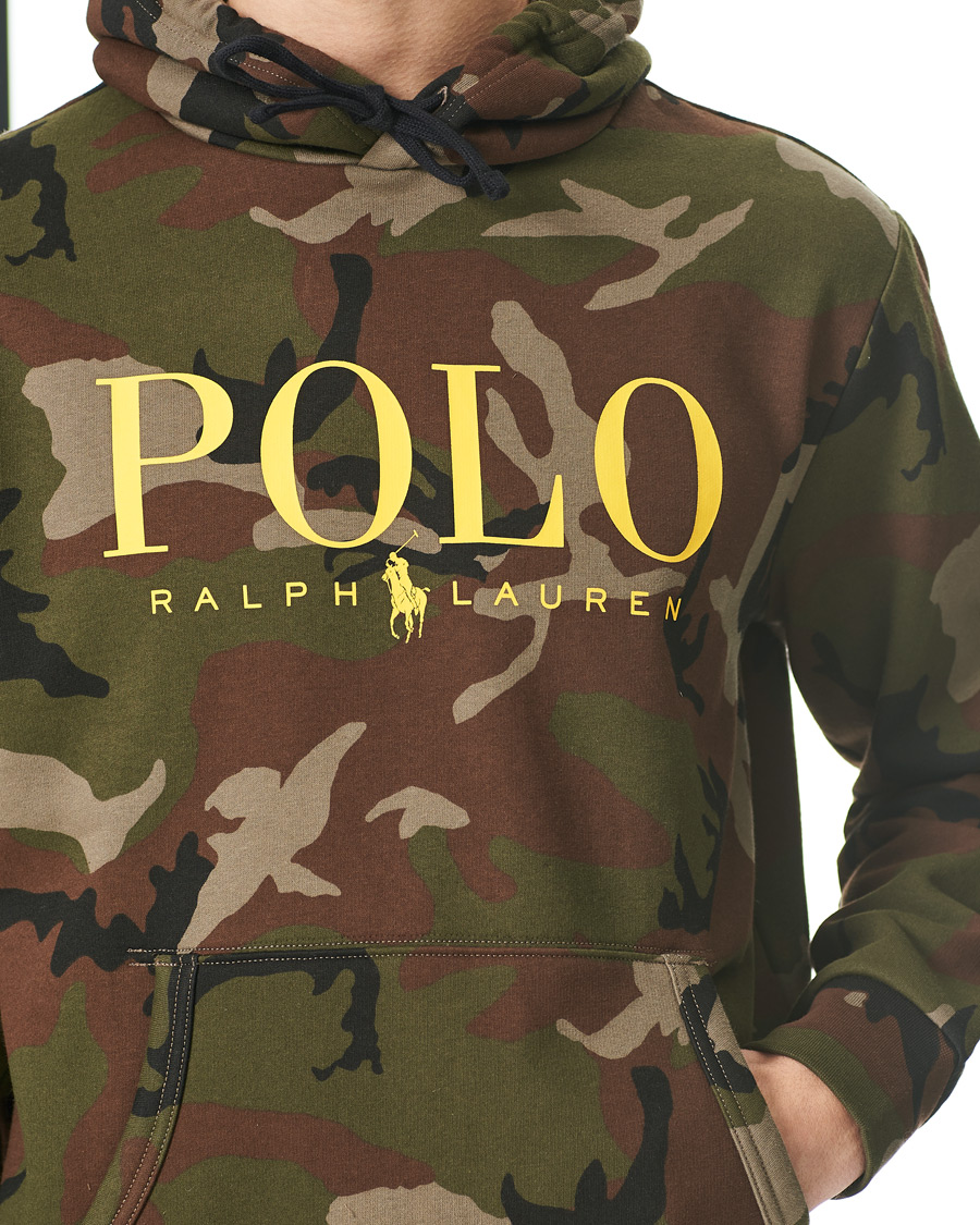 Herre | Trøjer | Polo Ralph Lauren | Graphic Fleece Logo Hoodie Surplus Camo