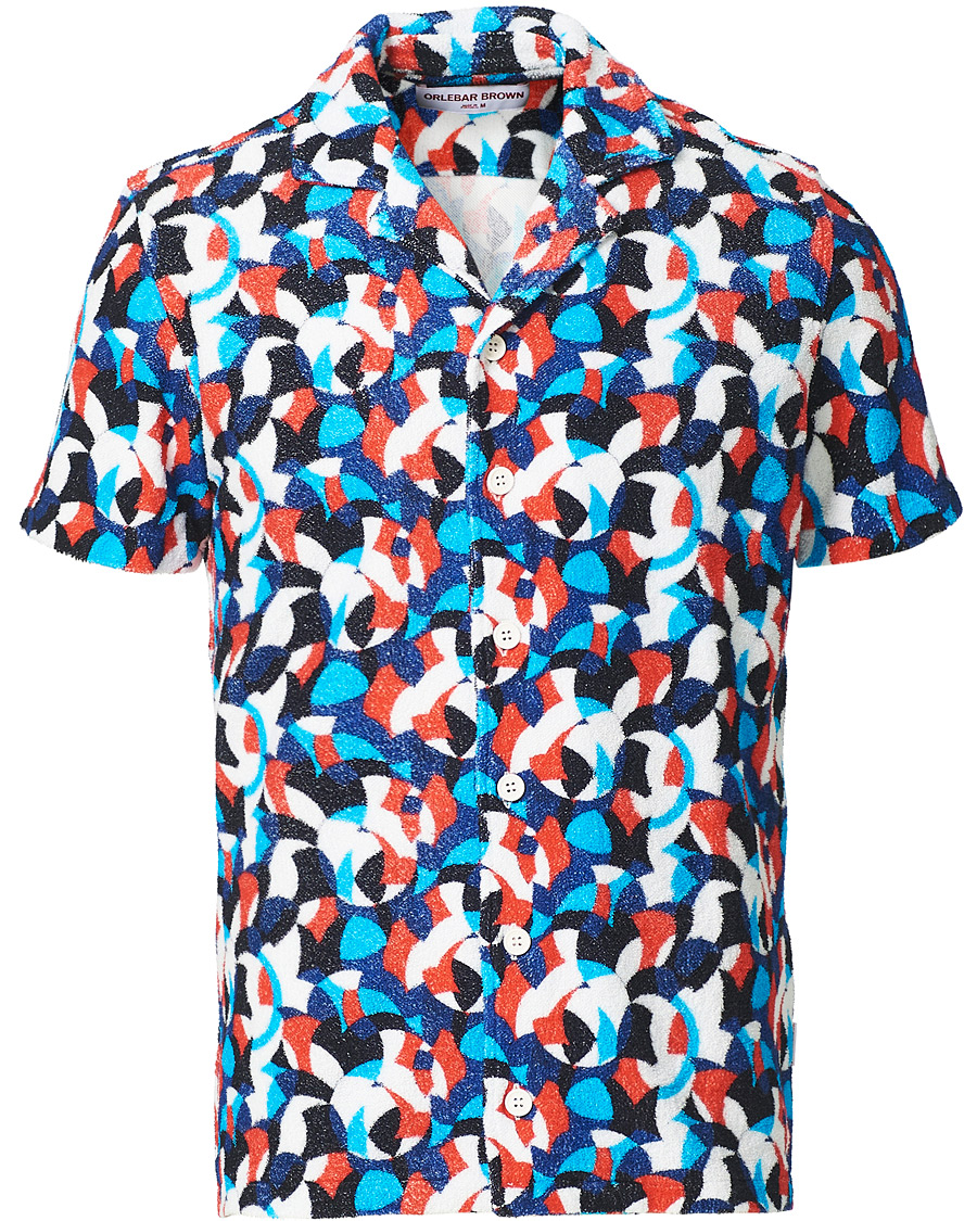 Herre | Polotrøjer | Orlebar Brown | Travis Towelling Moissan Red/Blue