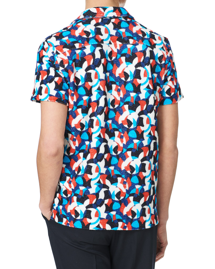 Herre | Polotrøjer | Orlebar Brown | Travis Towelling Moissan Red/Blue