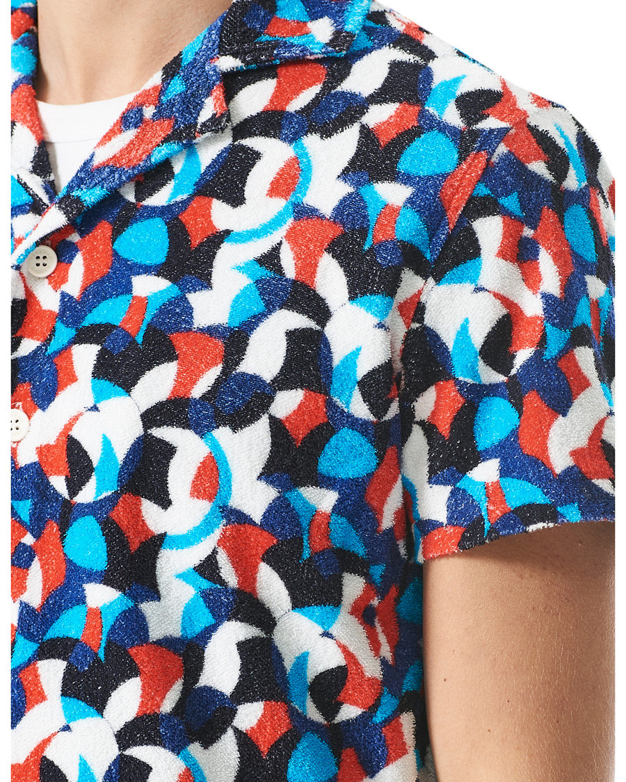 Herre | Polotrøjer | Orlebar Brown | Travis Towelling Moissan Red/Blue