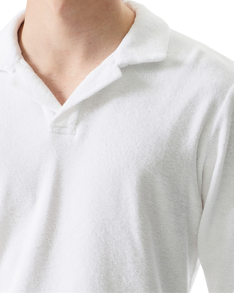 Herre | Trøjer | Orlebar Brown | Terry Long Sleeve Polo White
