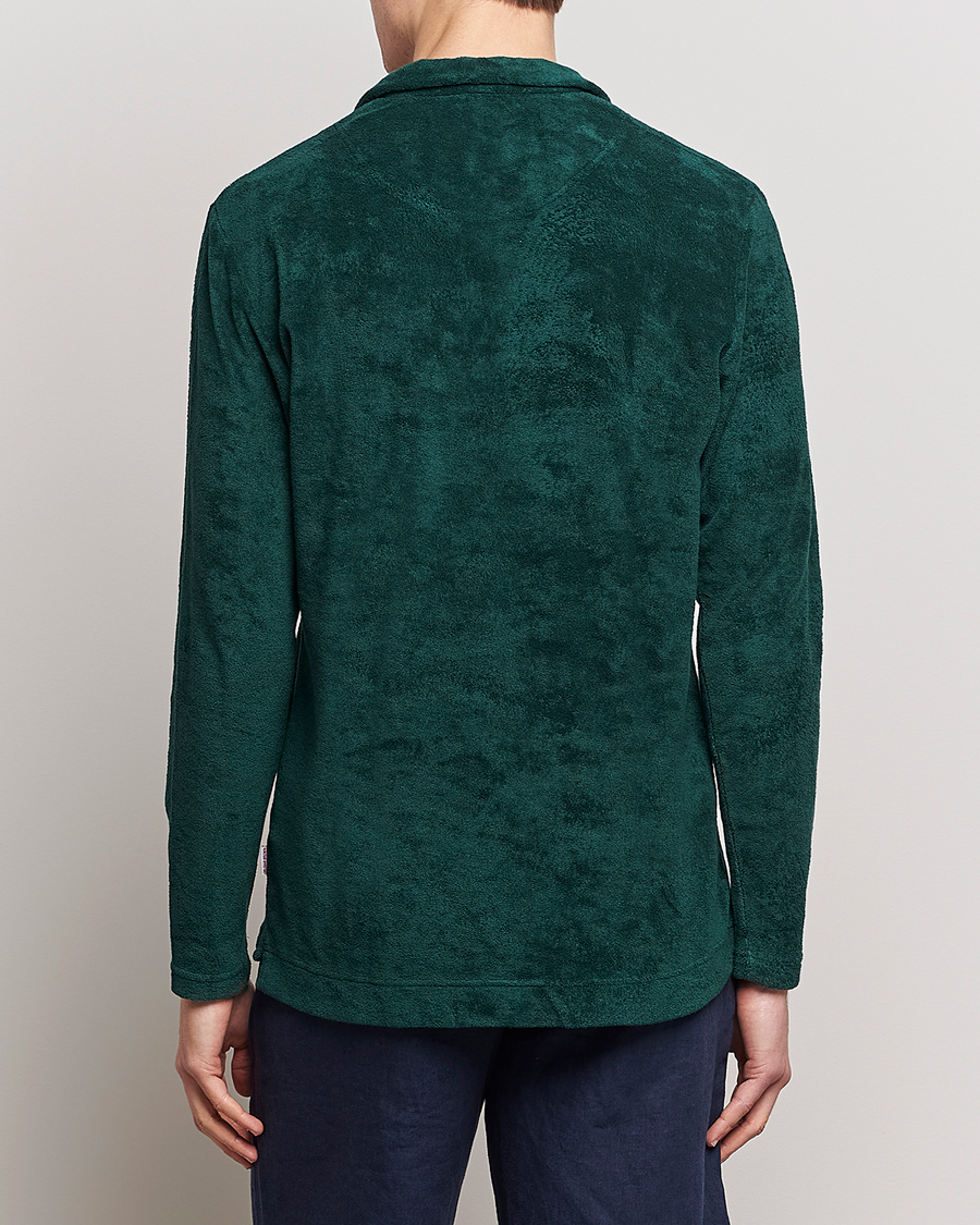 Herre | Trøjer | Orlebar Brown | Terry Long Sleeve Polo Racing Green