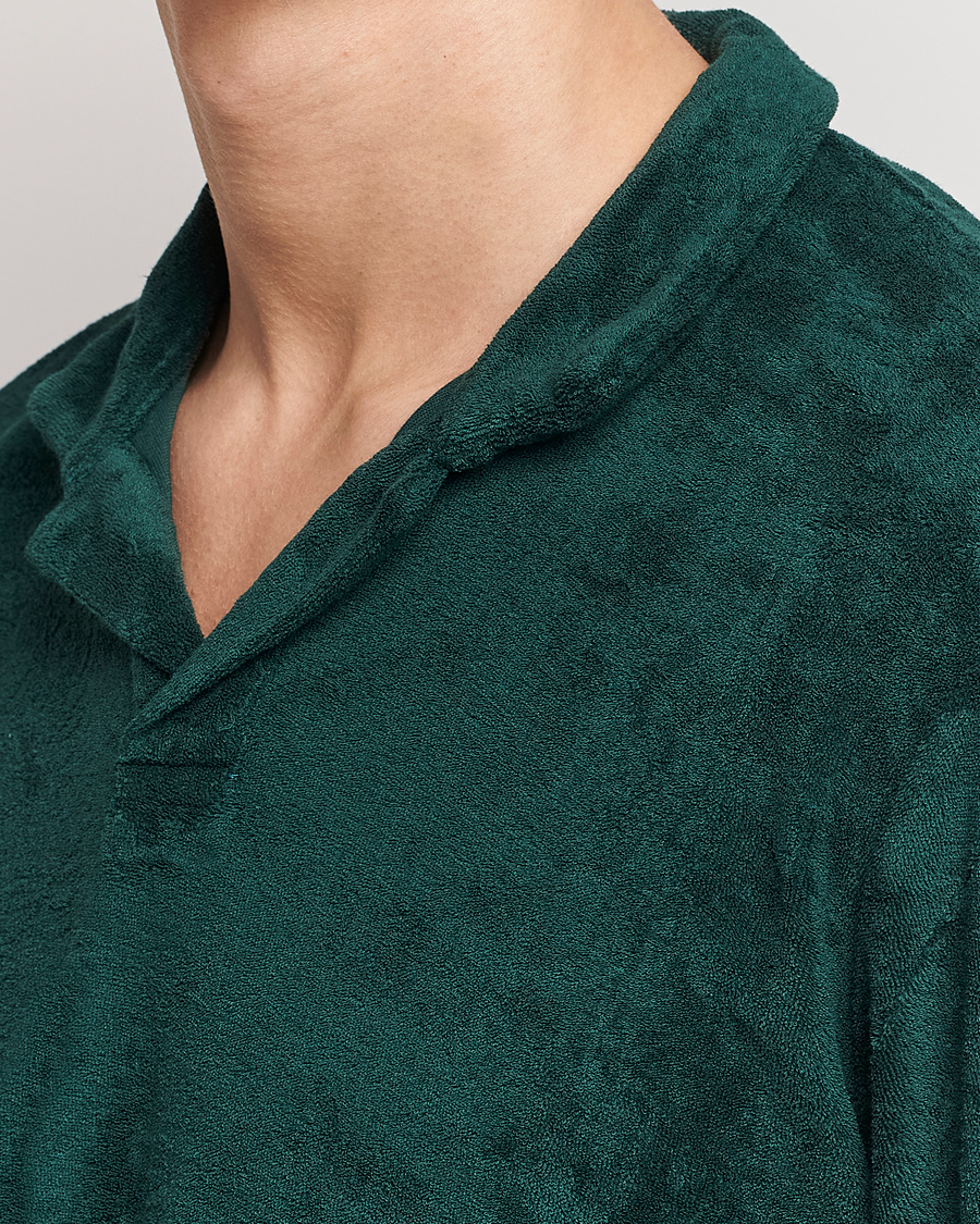 Herre | Trøjer | Orlebar Brown | Terry Long Sleeve Polo Racing Green