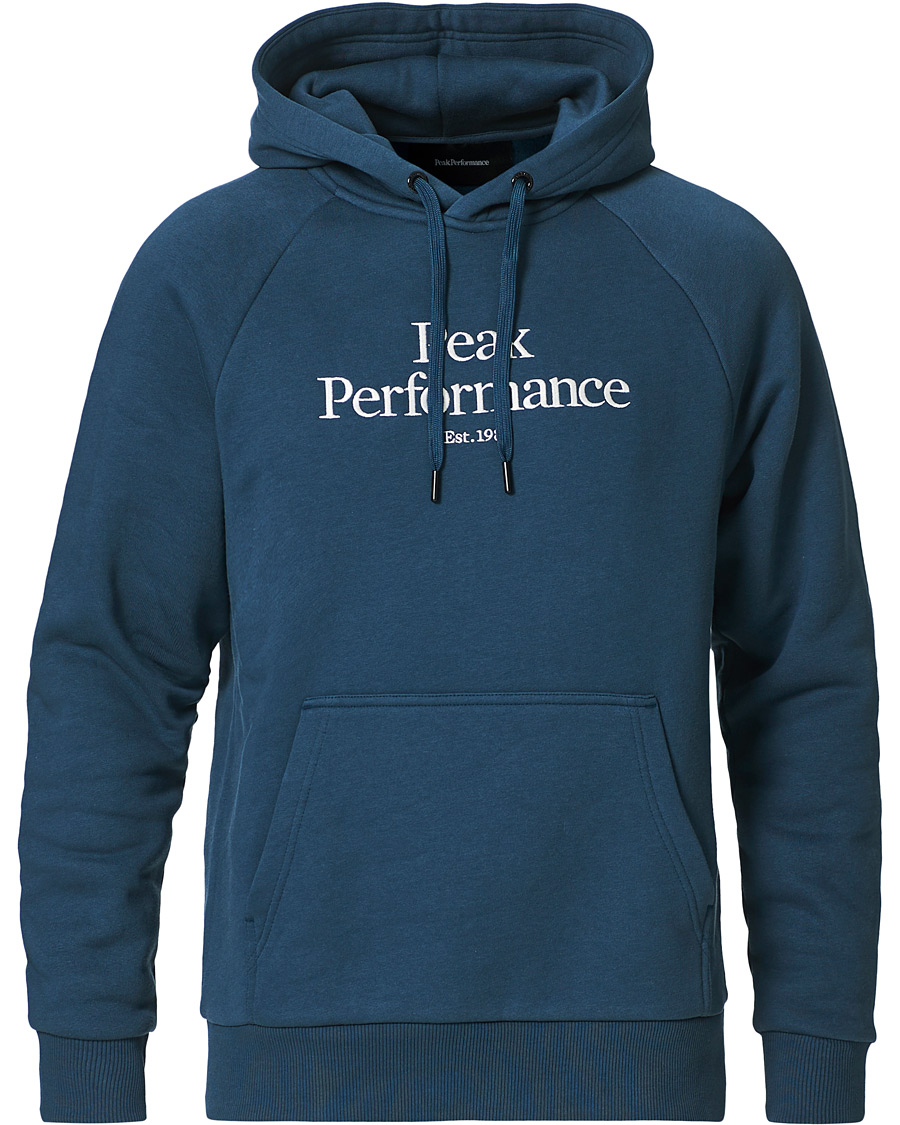 Herre | Trøjer | Peak Performance | Original Logo Hoodie Blue Steel