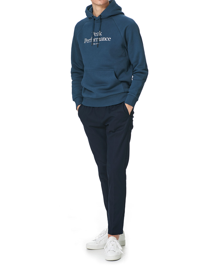 Herre | Trøjer | Peak Performance | Original Logo Hoodie Blue Steel