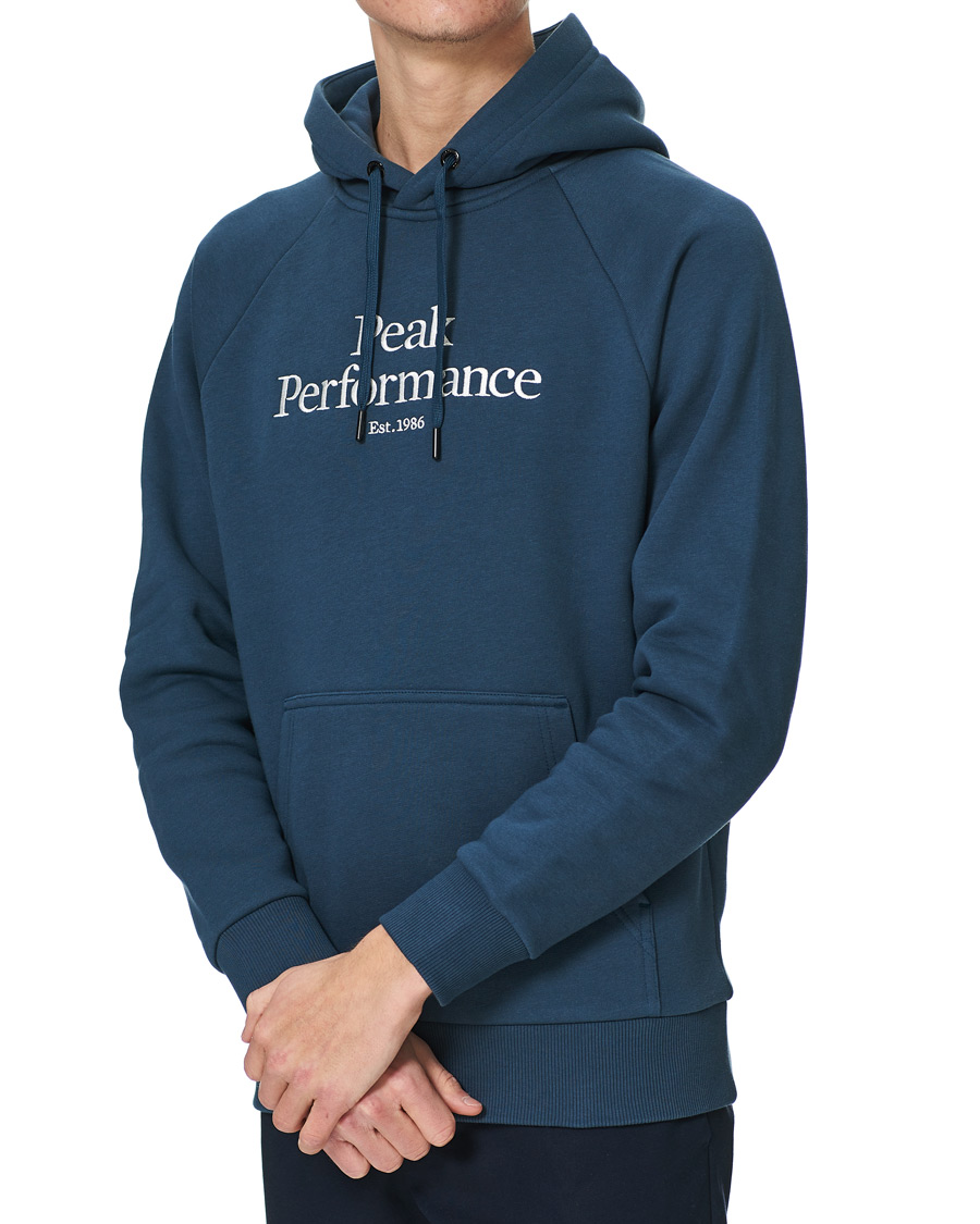 Herre | Trøjer | Peak Performance | Original Logo Hoodie Blue Steel