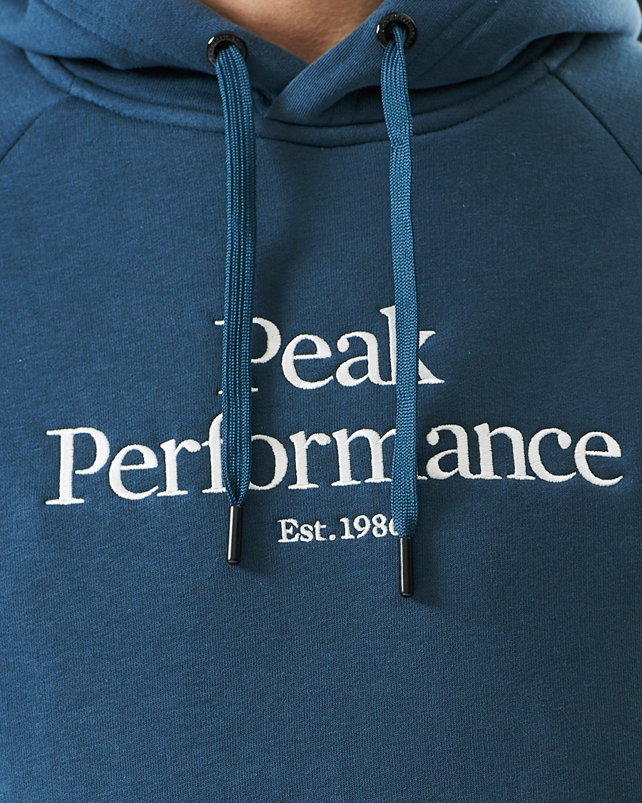 Herre | Trøjer | Peak Performance | Original Logo Hoodie Blue Steel