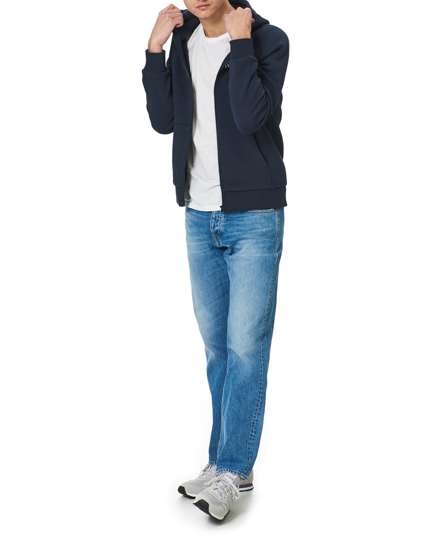 Herre | Trøjer | Peak Performance | Original Logo Full Zip Hoodie Blue Shadow
