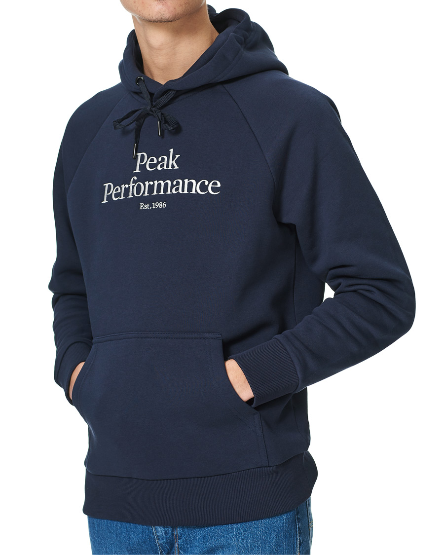 Herre | Trøjer | Peak Performance | Original Logo Hoodie Blue Shadow