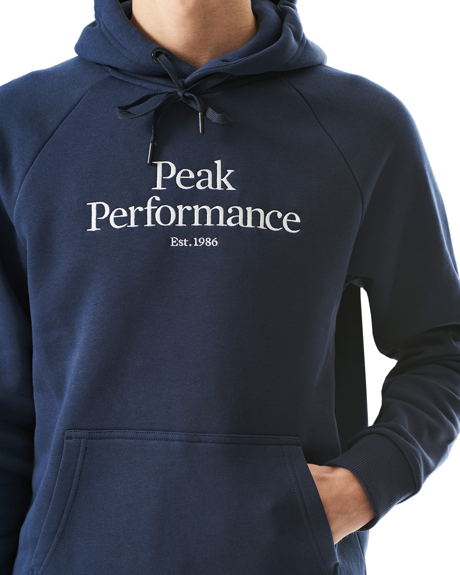 Herre | Trøjer | Peak Performance | Original Logo Hoodie Blue Shadow