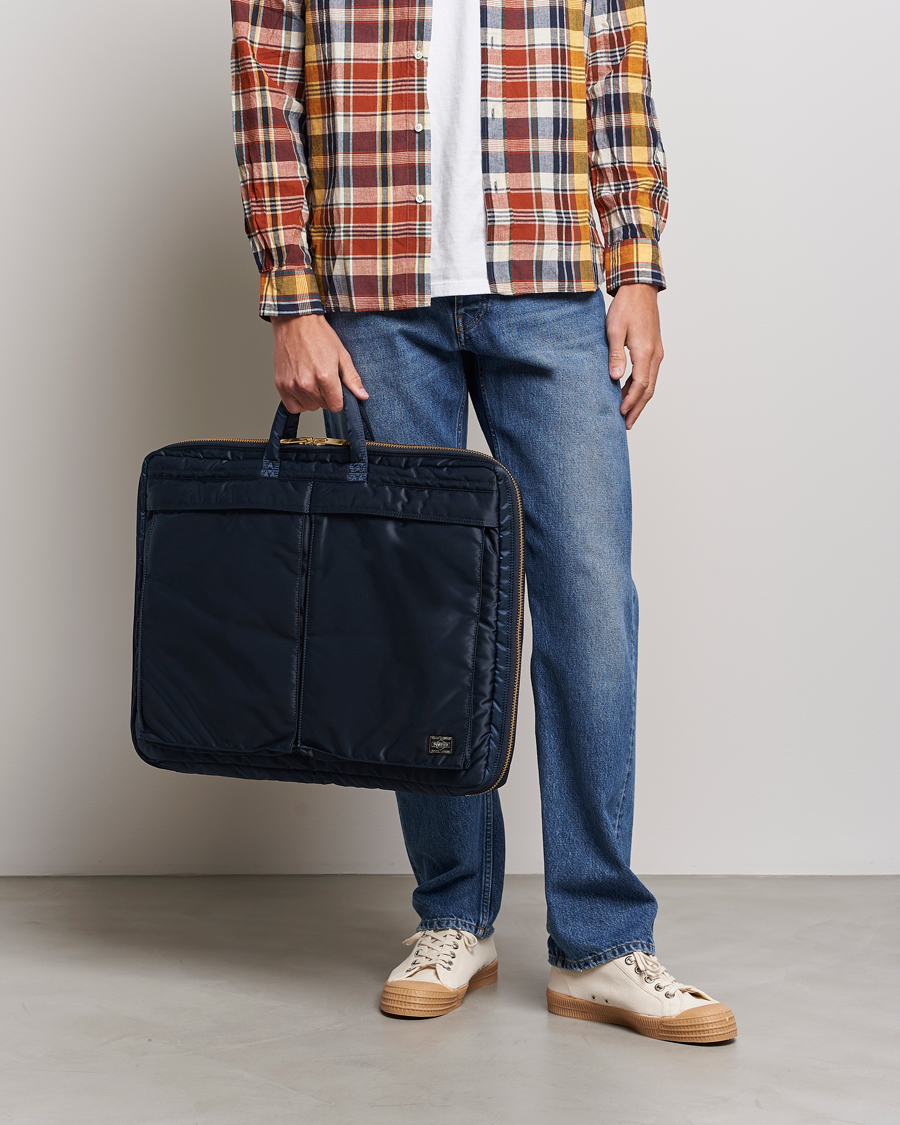 Herre | Dragtposer | Porter-Yoshida & Co. | Tanker Garment Bag Iron Blue