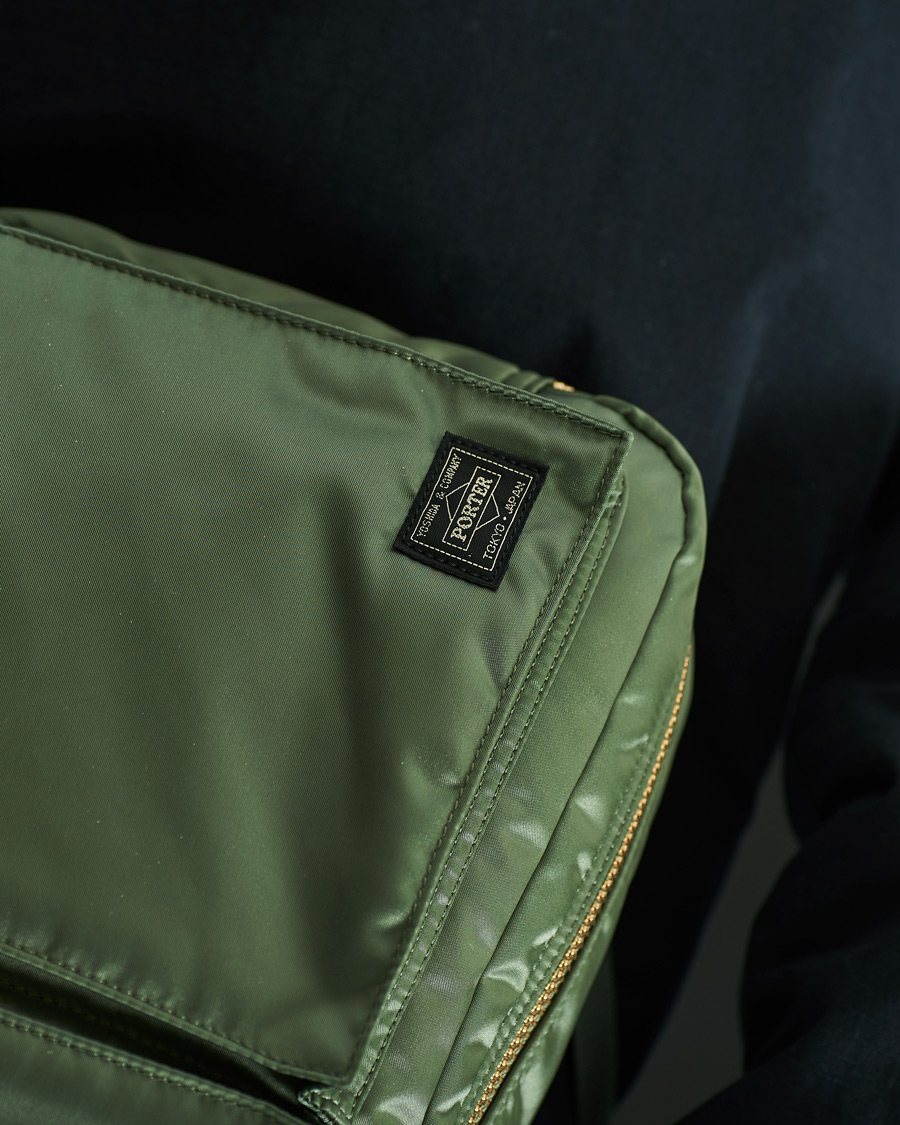 Herre | Porter-Yoshida & Co. Tanker 3Way Briefcase Sage Green | Porter-Yoshida & Co. | Tanker 3Way Briefcase Sage Green