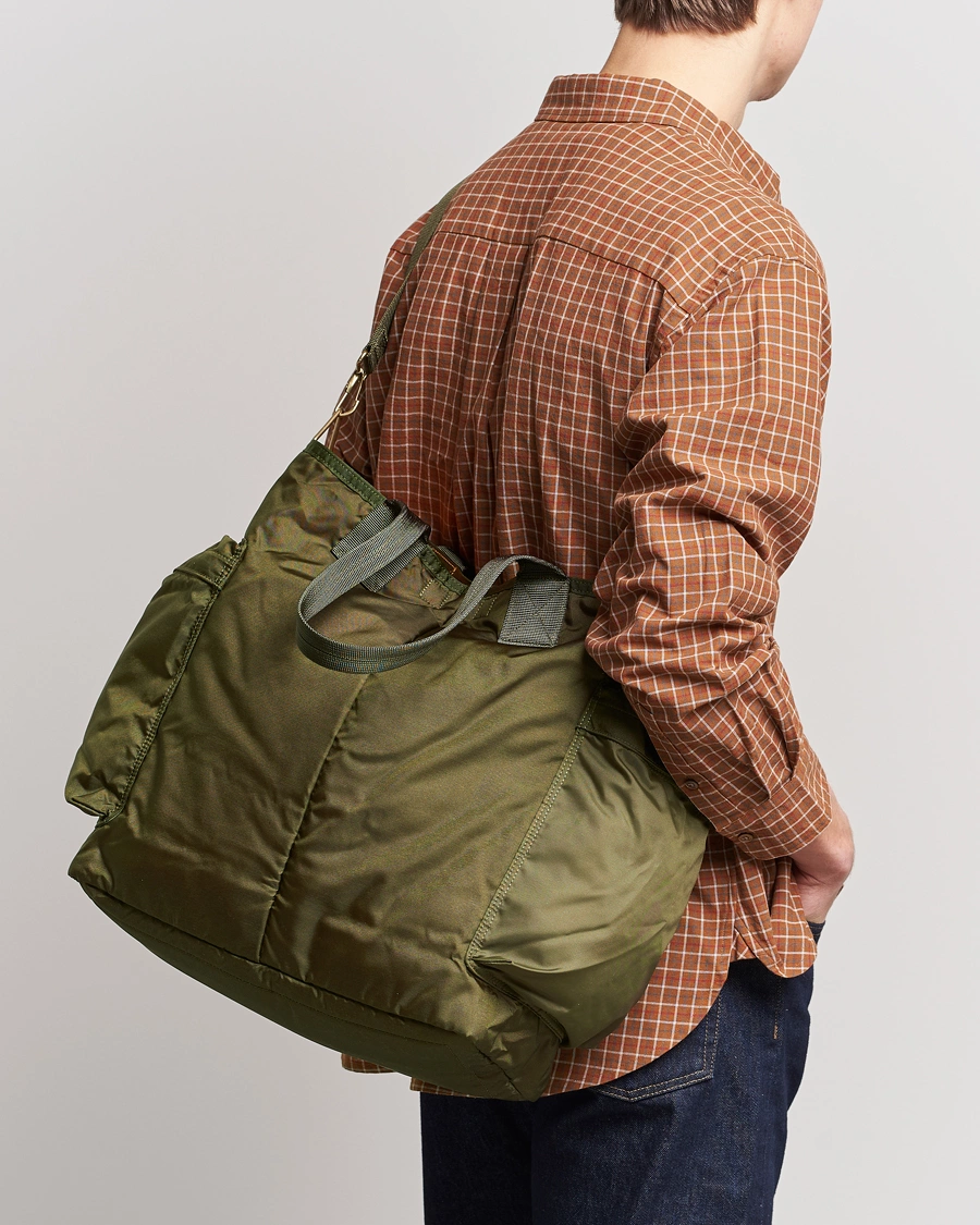 Herre | Japanese Department | Porter-Yoshida & Co. | Force 2Way Tote Bag Olive Drab