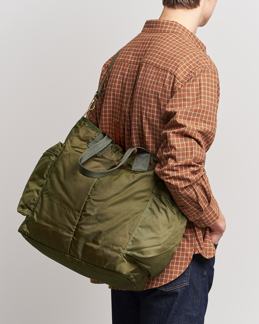 Herre | Japanese Department | Porter-Yoshida & Co. | Force 2Way Tote Bag Olive Drab