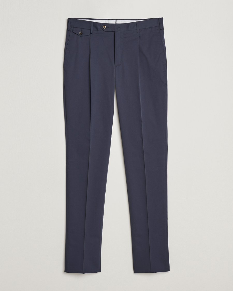Herre | Bukser | PT01 | Gentleman Fit Silkochino Trousers Navy