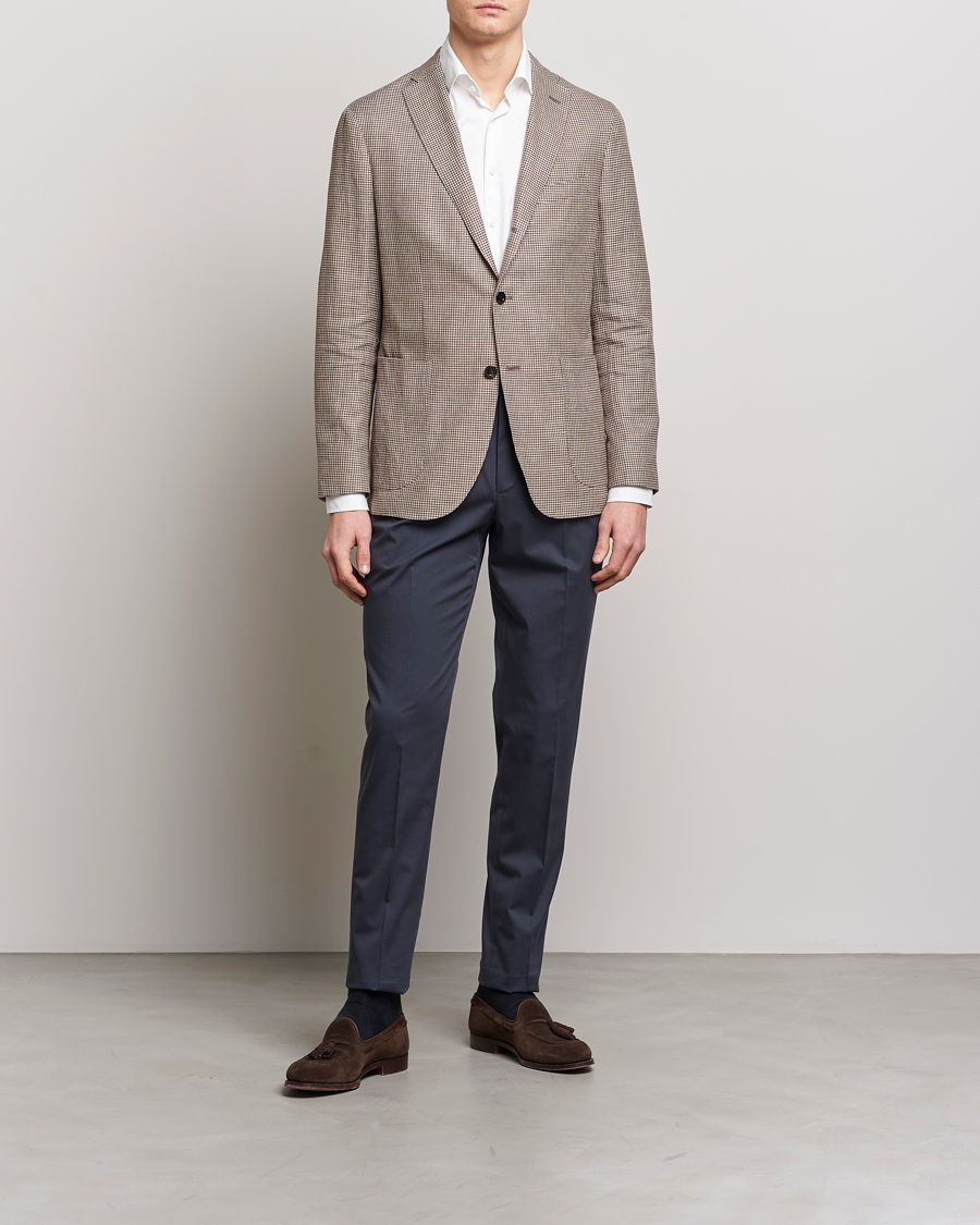 Herre | Bukser | PT01 | Gentleman Fit Silkochino Trousers Navy