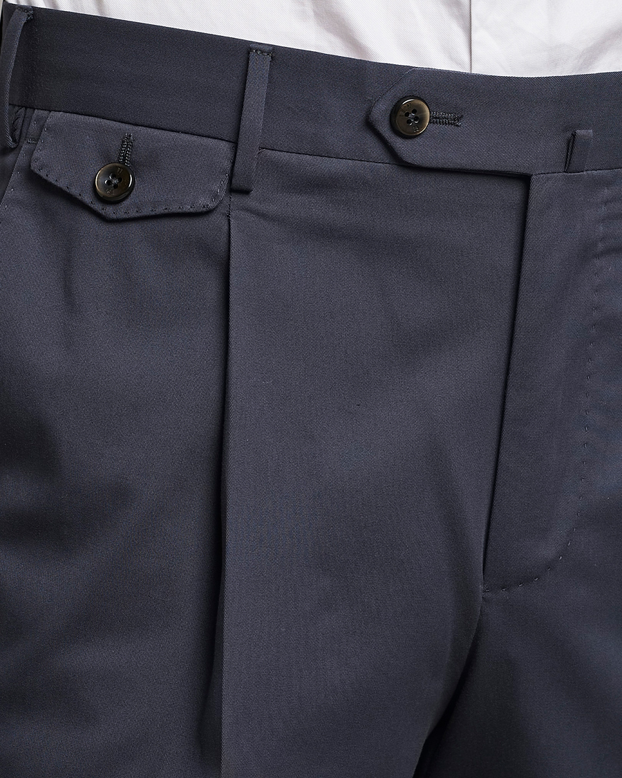 Herre | Bukser | PT01 | Gentleman Fit Silkochino Trousers Navy