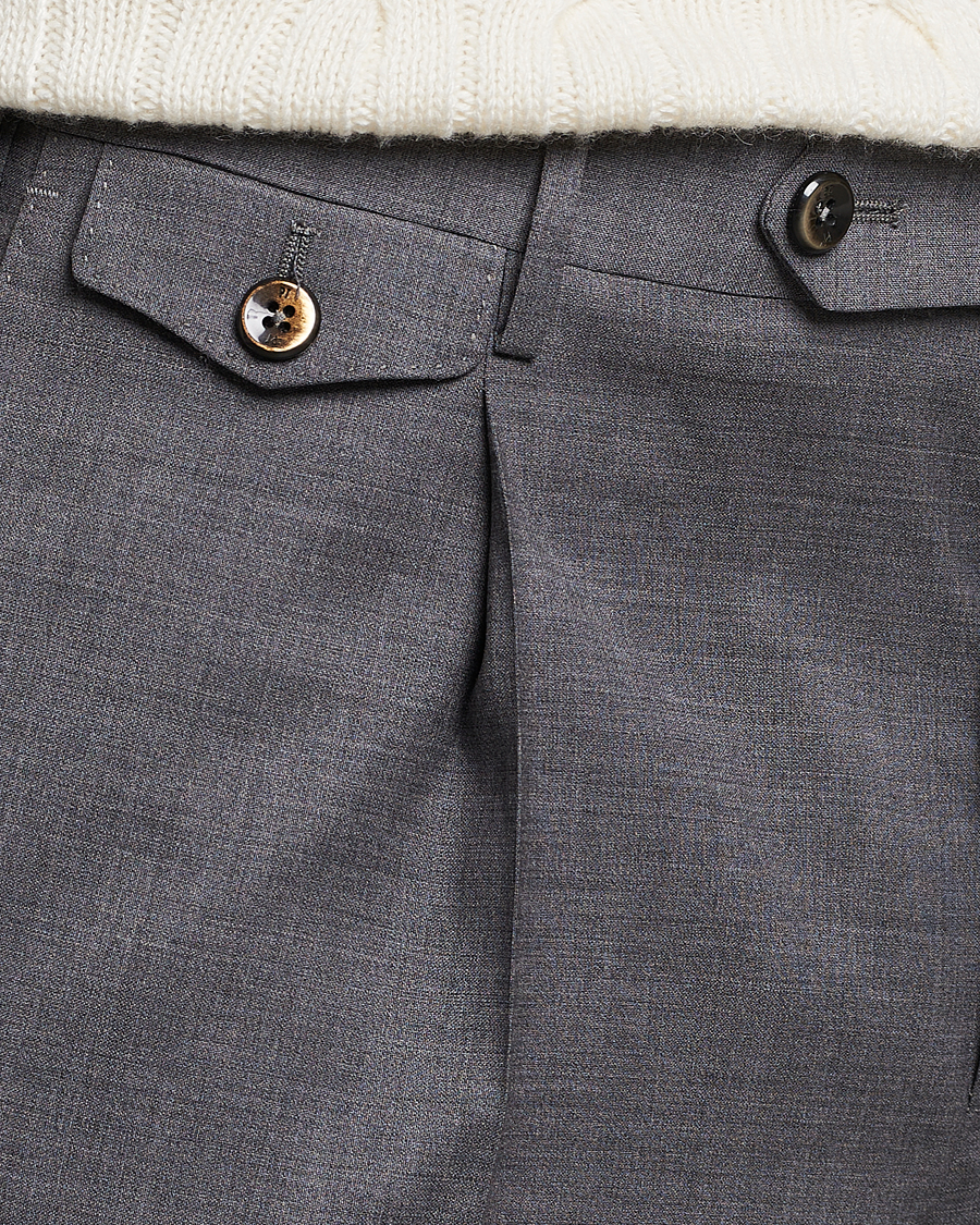 Herre | Bukser | PT01 | Gentleman Fit Wool Trousers Medium Grey