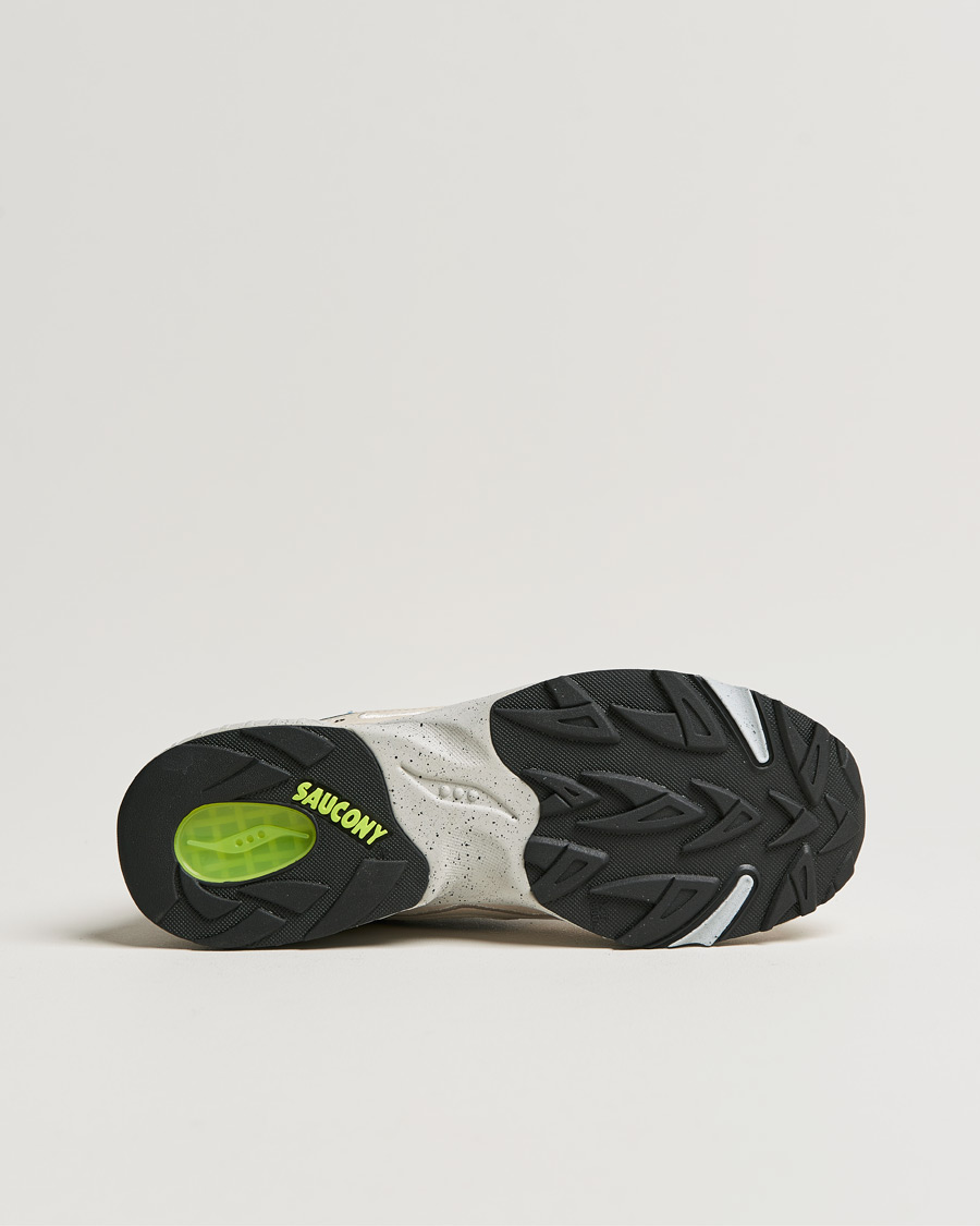 Herre | Saucony Grid Hurricane Sneaker Cream/Blue | Saucony | Grid Hurricane Sneaker Cream/Blue