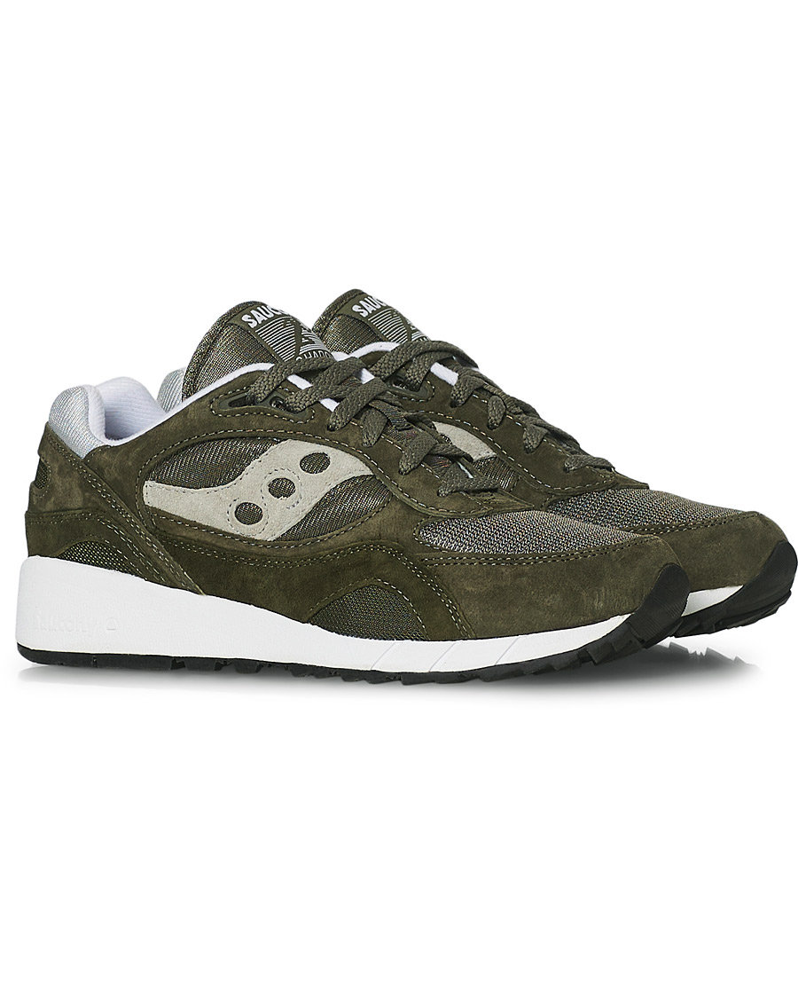 Herre | Saucony Shadow 6000 Sneaker Green/Silver | Saucony | Shadow 6000 Sneaker Green/Silver