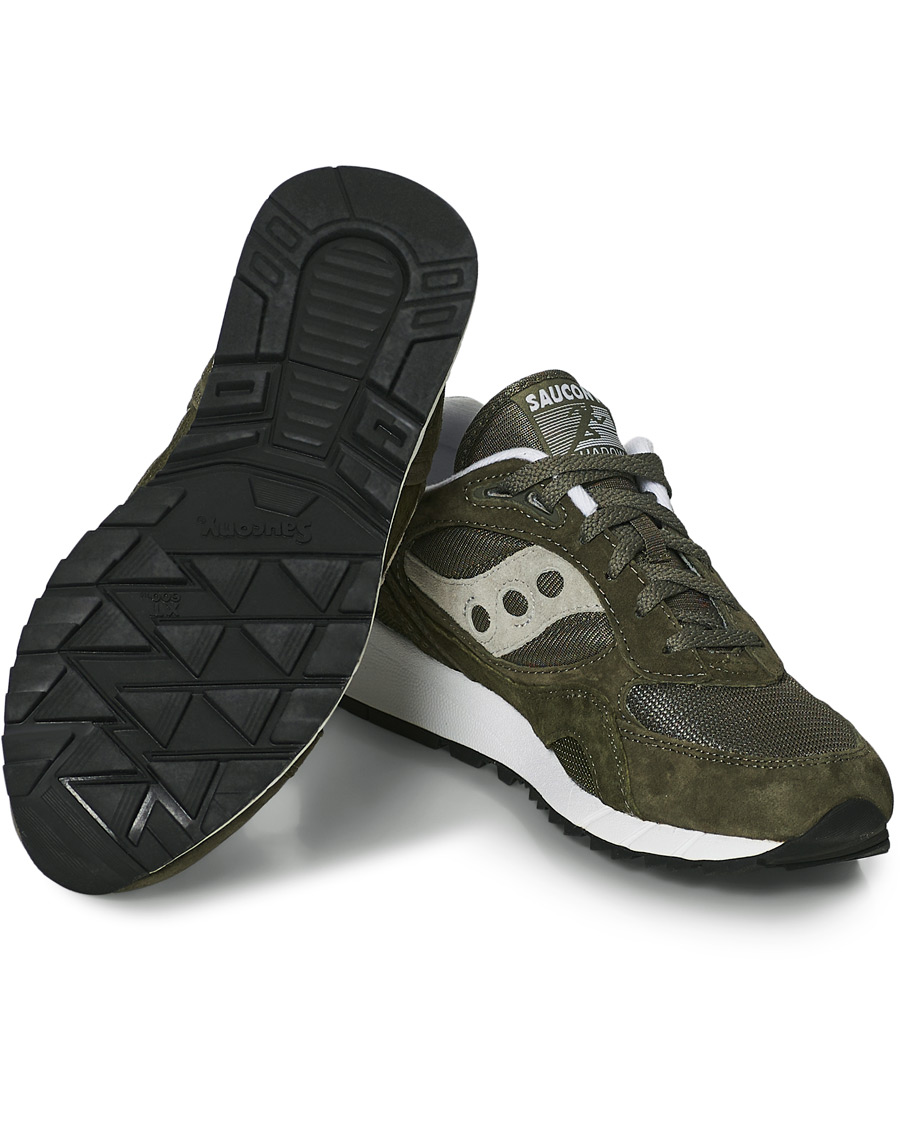 Herre | Saucony Shadow 6000 Sneaker Green/Silver | Saucony | Shadow 6000 Sneaker Green/Silver