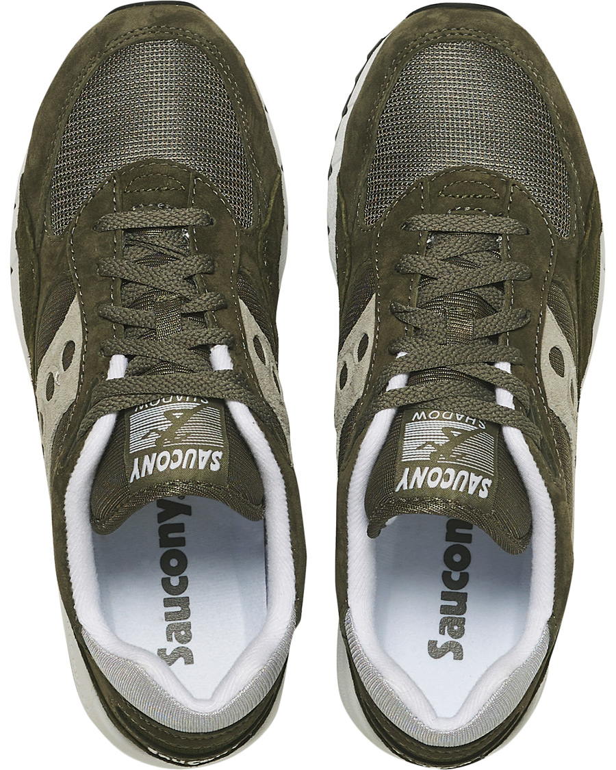 Herre | Saucony Shadow 6000 Sneaker Green/Silver | Saucony | Shadow 6000 Sneaker Green/Silver