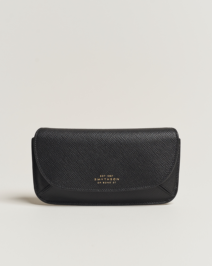 Herre | Solbriller | Smythson | Panama Hard Sunglasses Case Black
