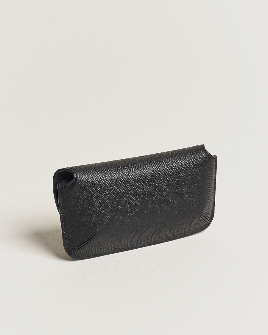 Herre | Solbriller | Smythson | Panama Hard Sunglasses Case Black