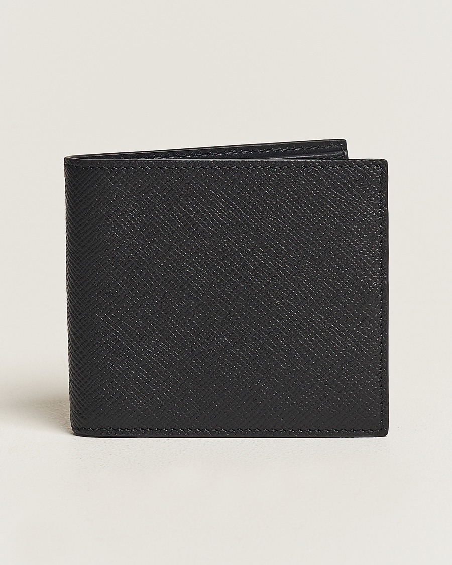 Herre |  | Smythson | Panama 6 Card Wallet Black Leather