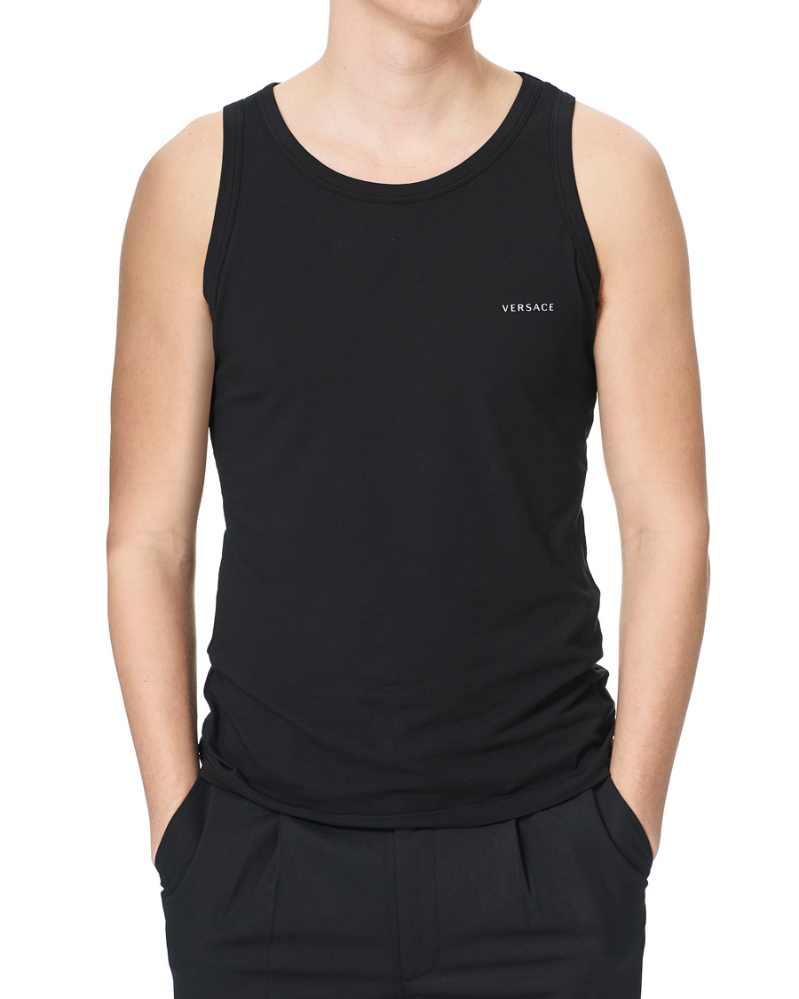 Herre |  | Versace | Logo Tank Top Black