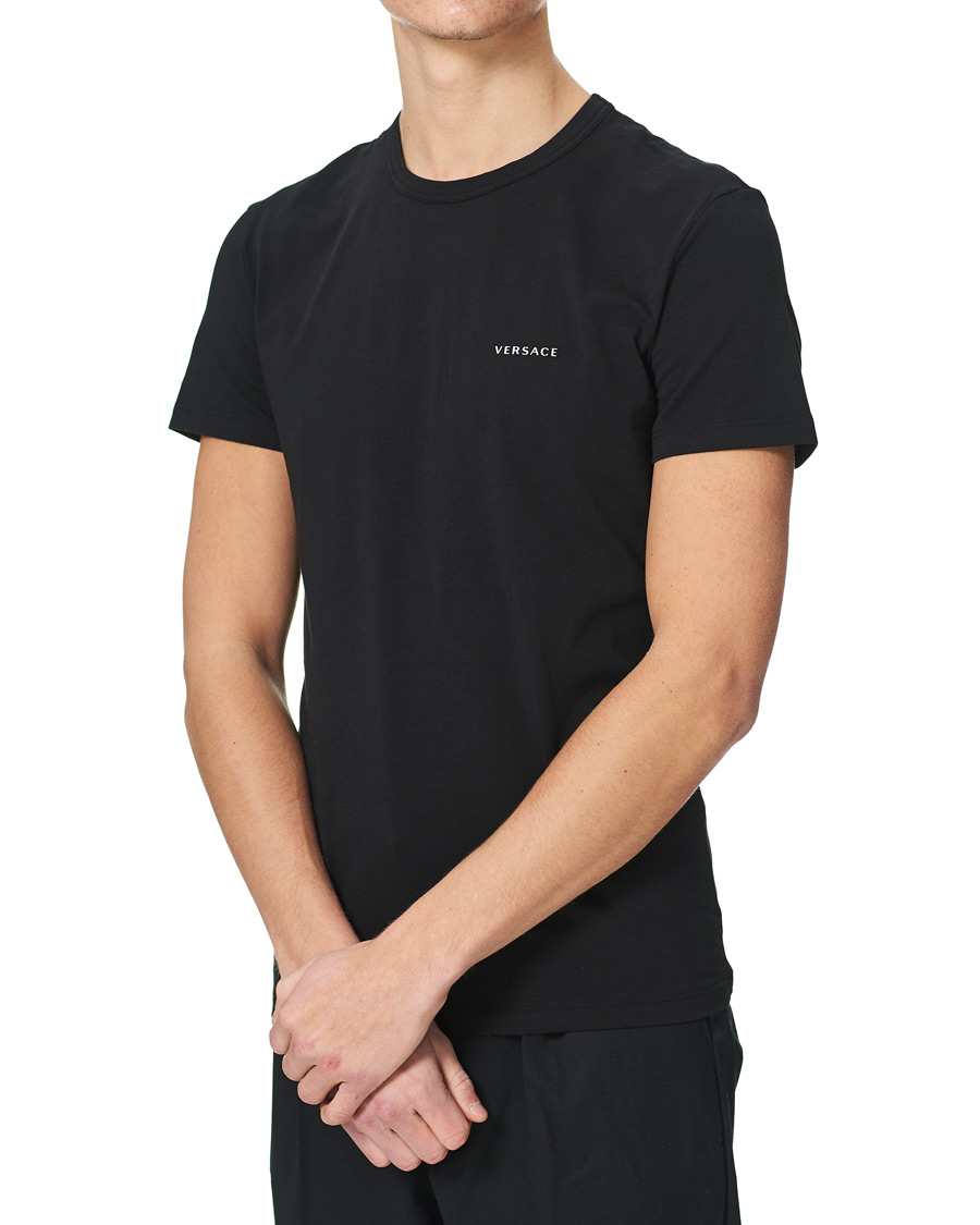 Herre | Flerpak | Versace | 2-Pack Logo Tee Black/White