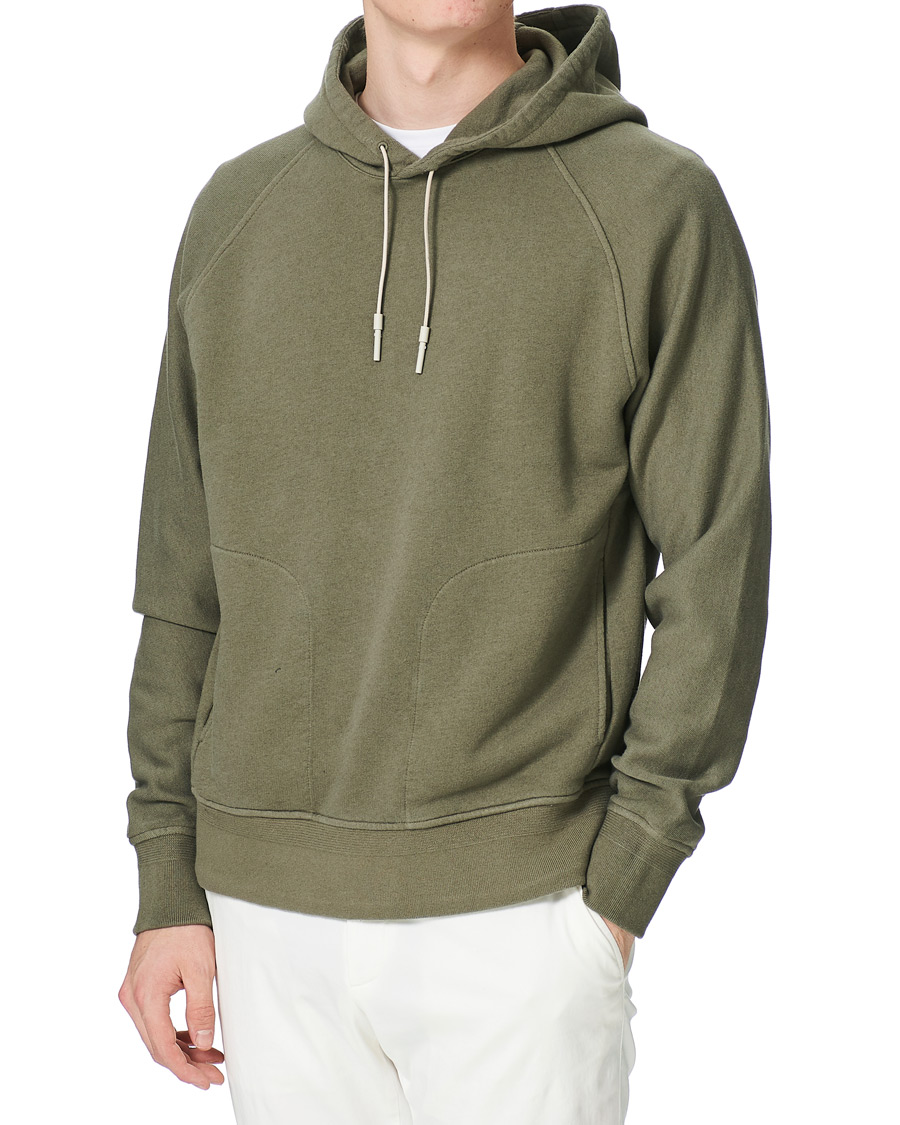 Herre | Trøjer | Ermenegildo Zegna | Cotton/Cashmere Hoodie Sage Green
