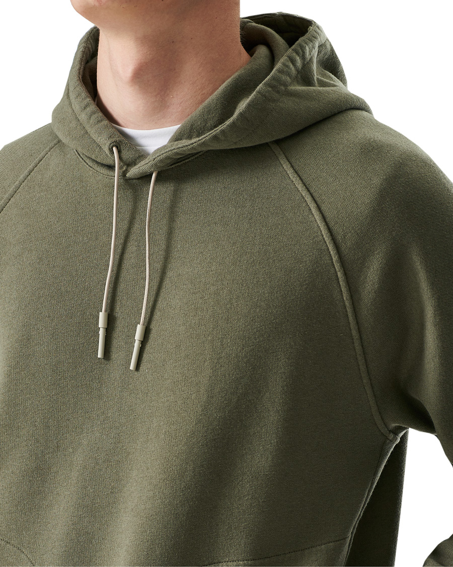 Herre | Trøjer | Ermenegildo Zegna | Cotton/Cashmere Hoodie Sage Green