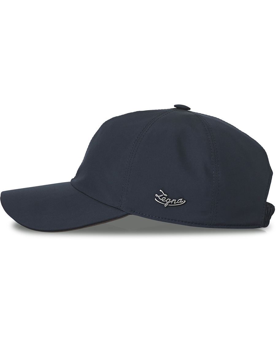 Herre | Ermenegildo Zegna Nylon Baseball Cap Navy | Ermenegildo Zegna | Nylon Baseball Cap Navy