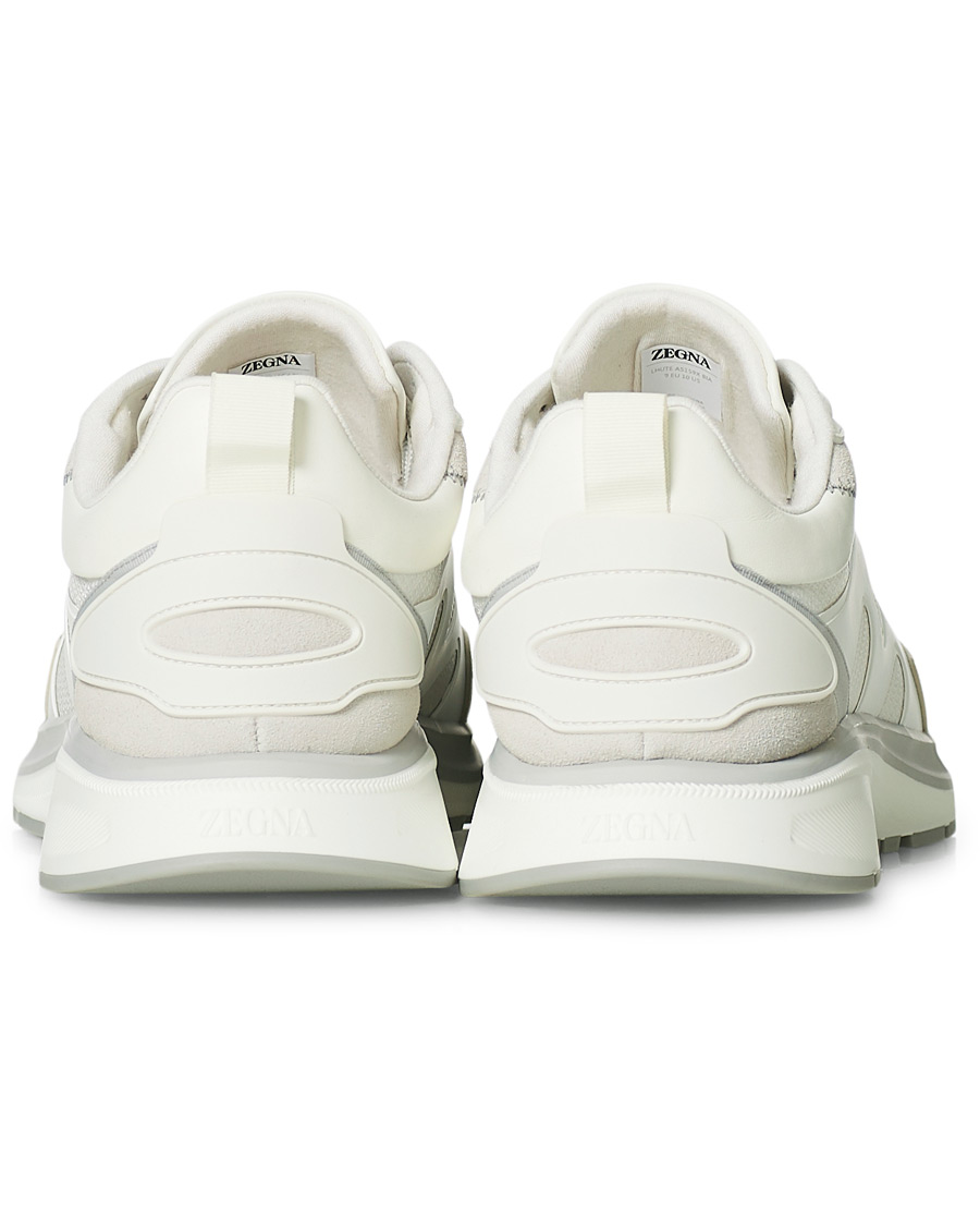 Herre | Z Zegna Recycled Running Sneakers White | Z Zegna | Recycled Running Sneakers White