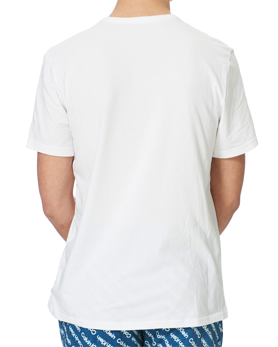 Herre | Pyjamas & Morgenkåber | Calvin Klein | Short Pyjama Set White/Navy