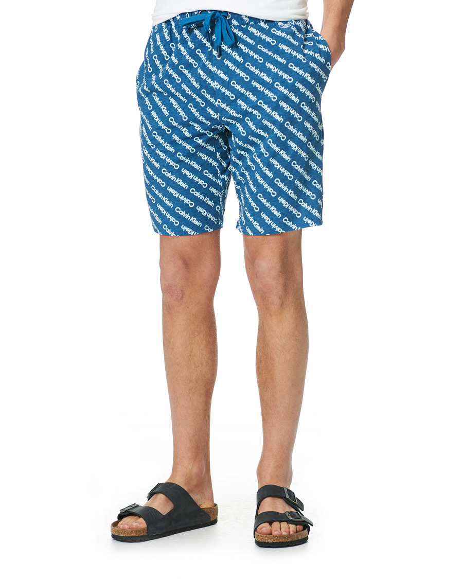 Herre | Pyjamas & Morgenkåber | Calvin Klein | Short Pyjama Set White/Navy