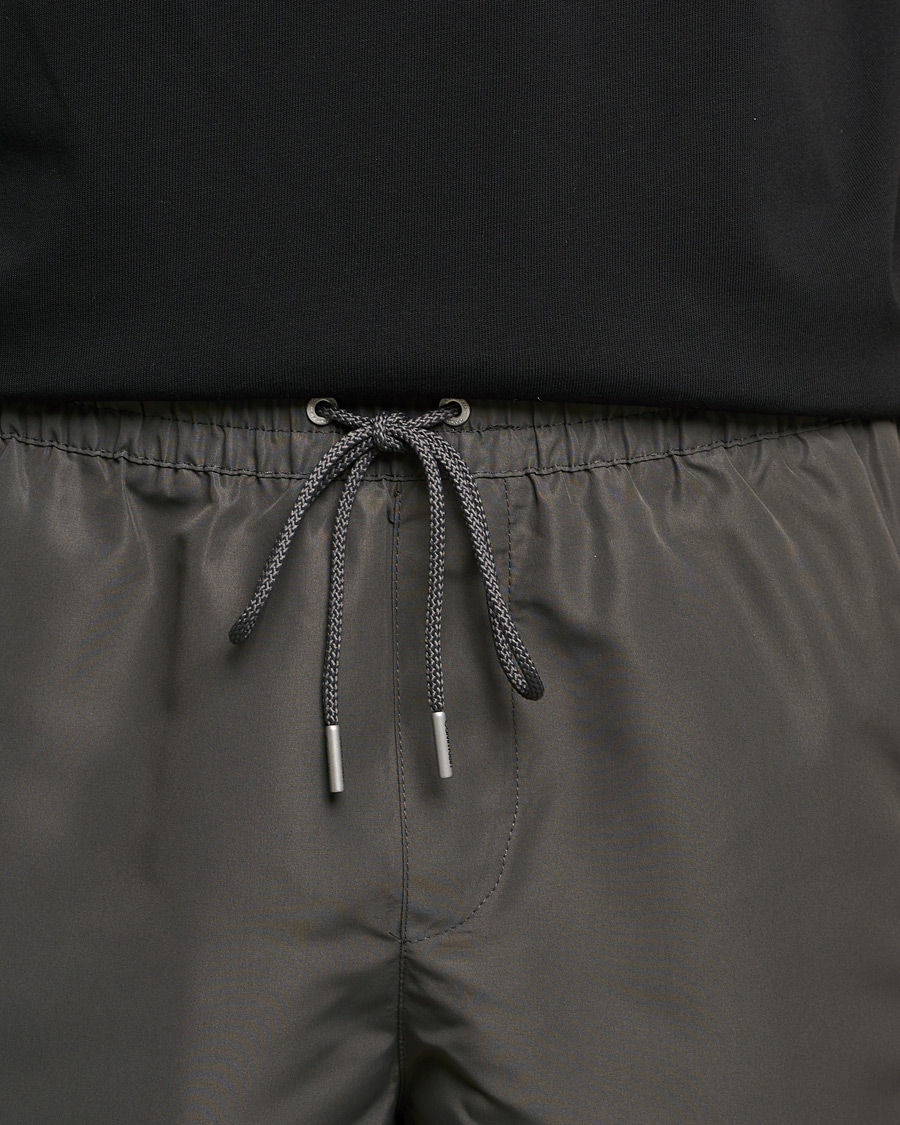 Herre | Badebukser | Calvin Klein | Tonal Logo Drawstring Swimshorts Industrial Grey