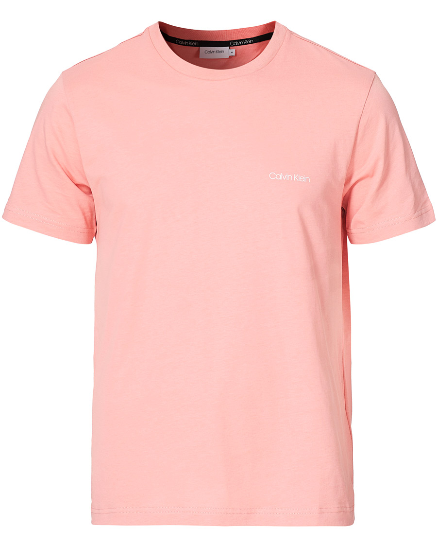 Herre | T-Shirts | Calvin Klein | Chest Logo Crew Neck Tee Dusty Pink