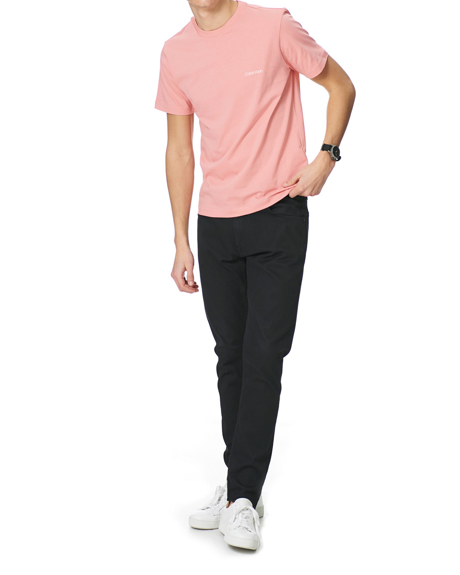 Herre | T-Shirts | Calvin Klein | Chest Logo Crew Neck Tee Dusty Pink