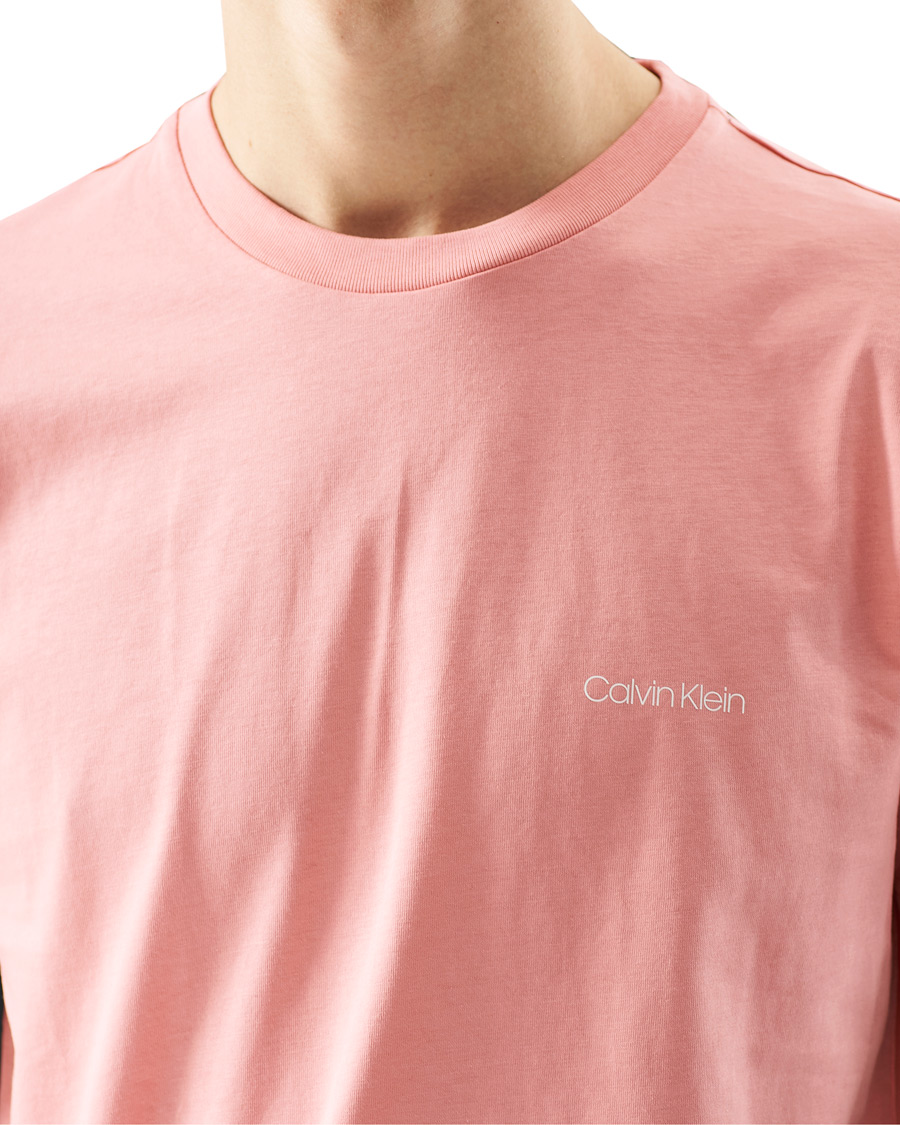 Herre | T-Shirts | Calvin Klein | Chest Logo Crew Neck Tee Dusty Pink