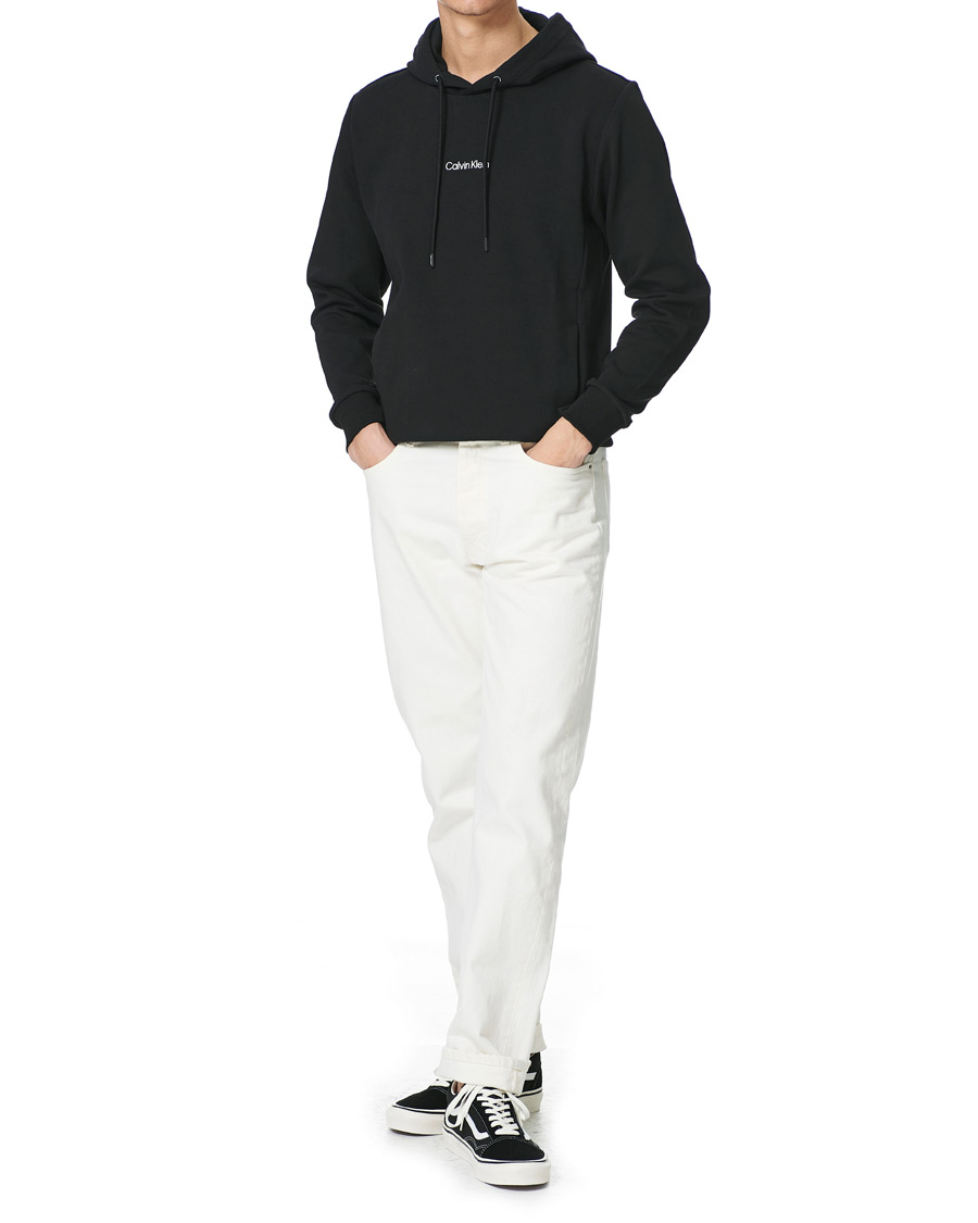 Herre | Trøjer | Calvin Klein | Small Chest Logo Hoodie Black
