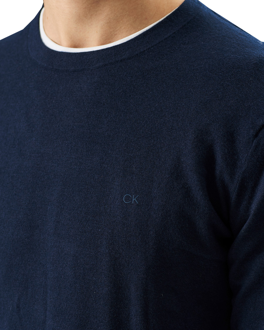 Herre | Trøjer | Calvin Klein | Crew Neck Knitted Sweater Navy