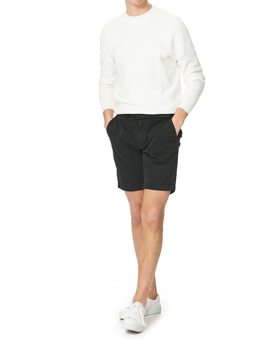 Herre | Shorts | Calvin Klein | Garment Dyed Belted Shorts Black