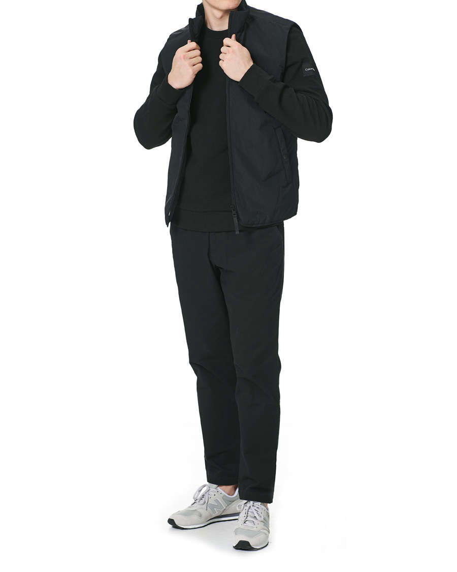 Herre | Jakker | Calvin Klein | Crinkle Nylon Vest Black