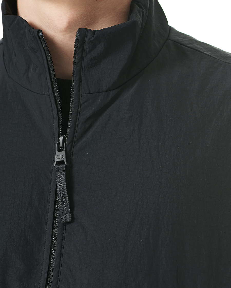 Herre | Jakker | Calvin Klein | Crinkle Nylon Vest Black
