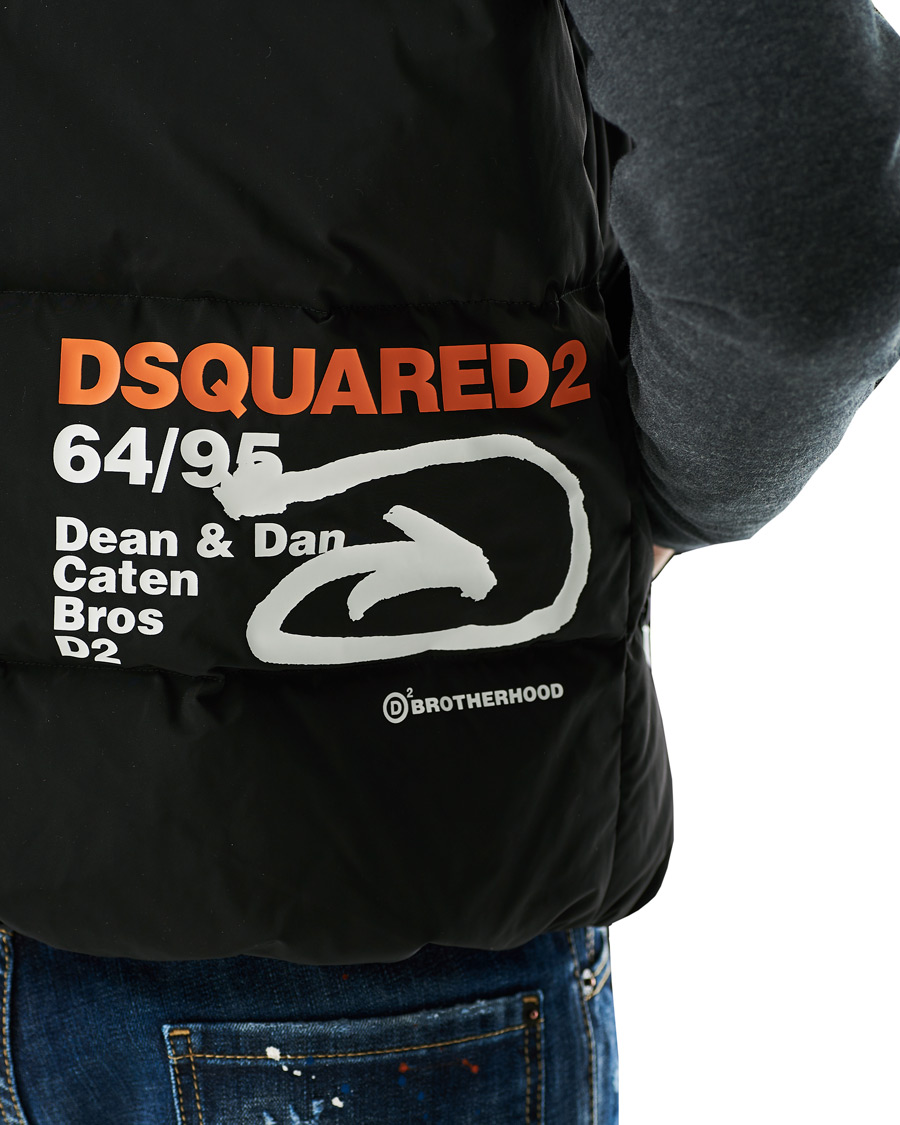 Herre | Jakker | Dsquared2 | Padded Down Gilet Black