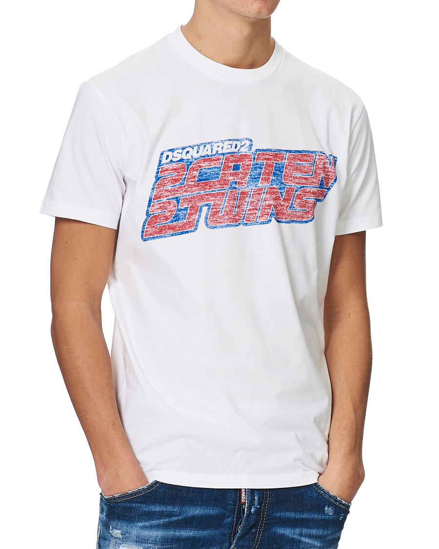 Herre | T-Shirts | Dsquared2 | Caten Twins Tee White