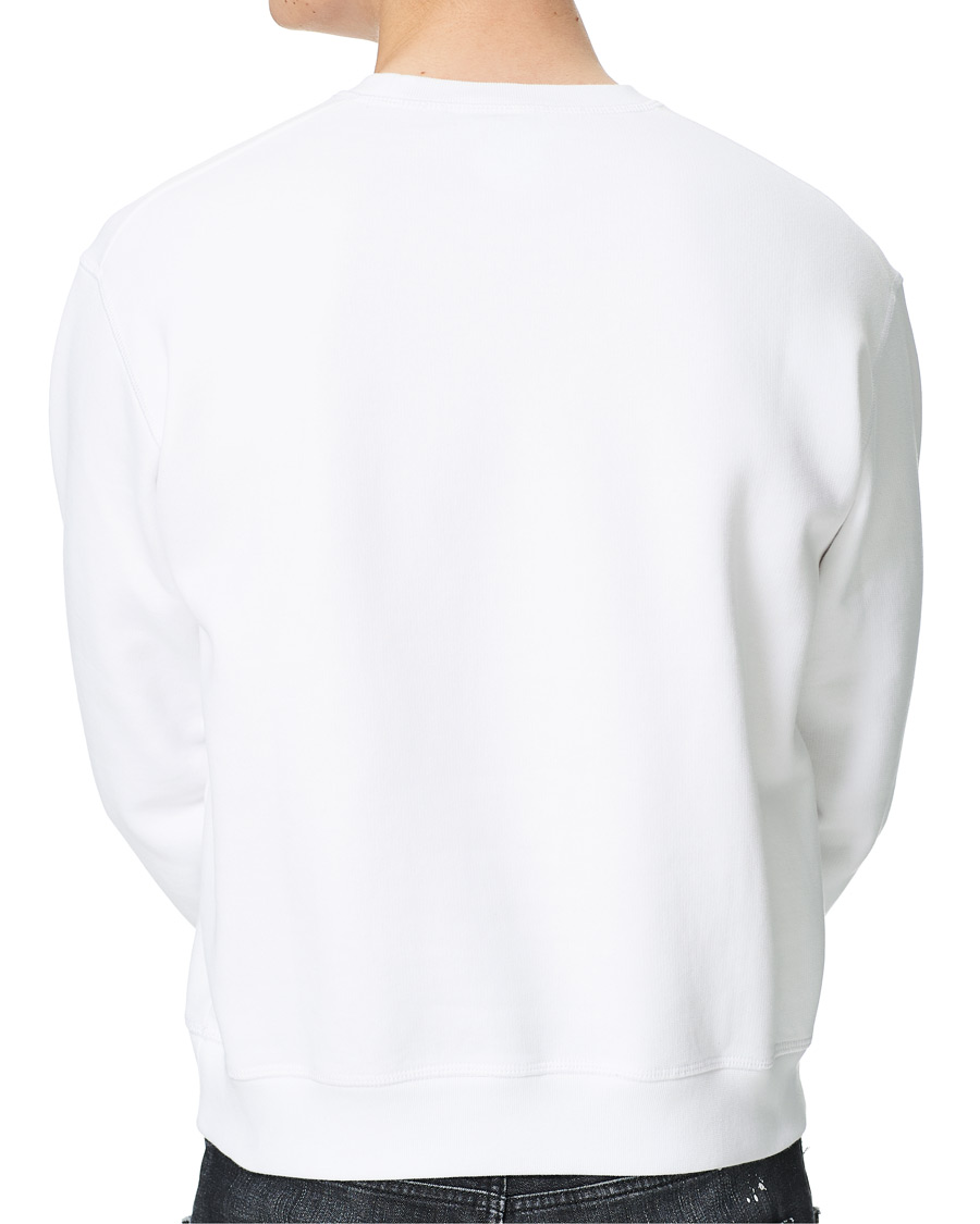 Herre | Trøjer | Dsquared2 | Flock Logo Sweatshirt White