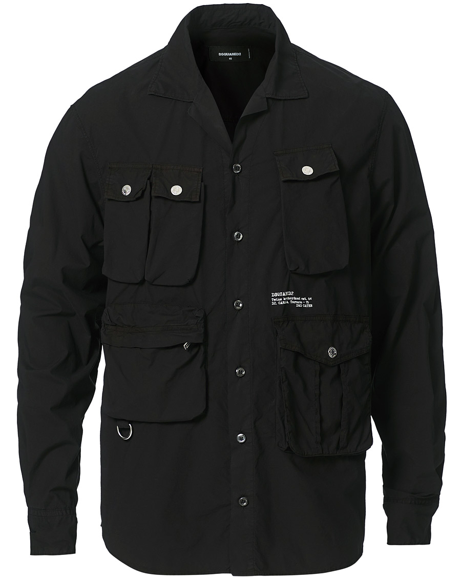 Herre | Skjorter | Dsquared2 | Tactical Drop Shirt Black